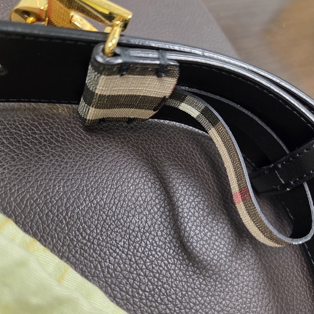 Burberry Vintage Check TB Belt Size S - Picture 4 of 7